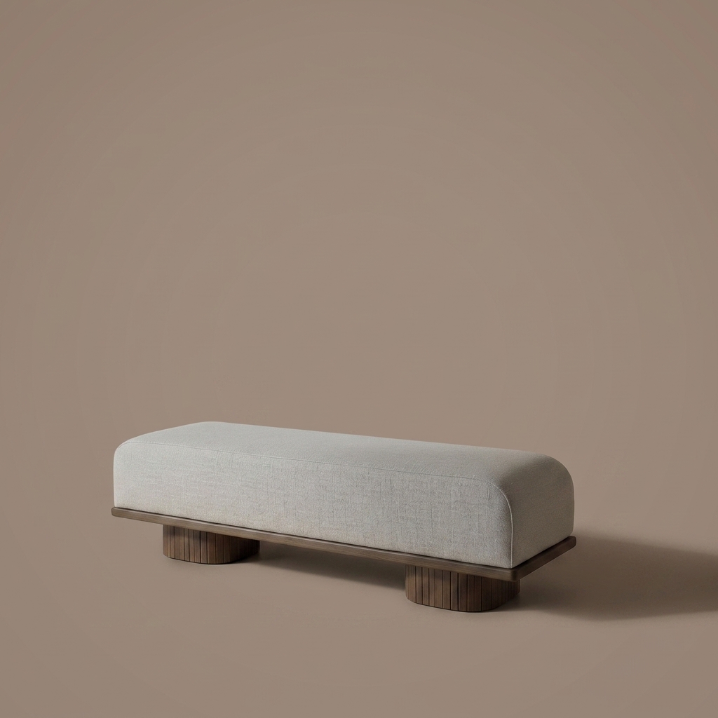 Banqueta Maximiliano - 60″ × 18″ × 17″ H - vista 1