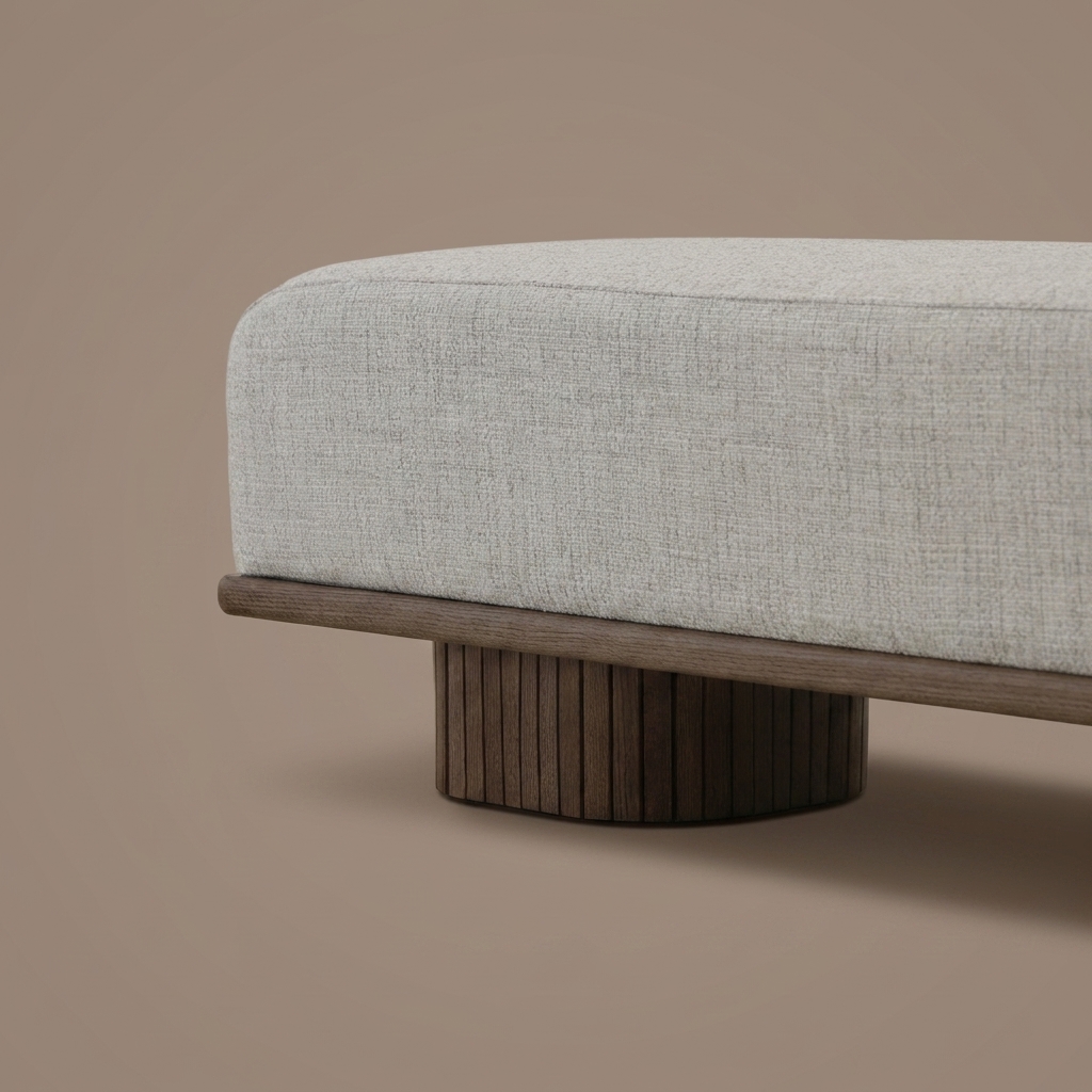 Banqueta Maximiliano - 60″ × 18″ × 17″ H - vista 2