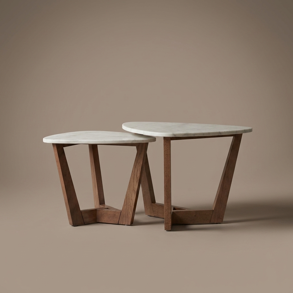 Mesa Lateral Boomerang de Charo Decoraciones